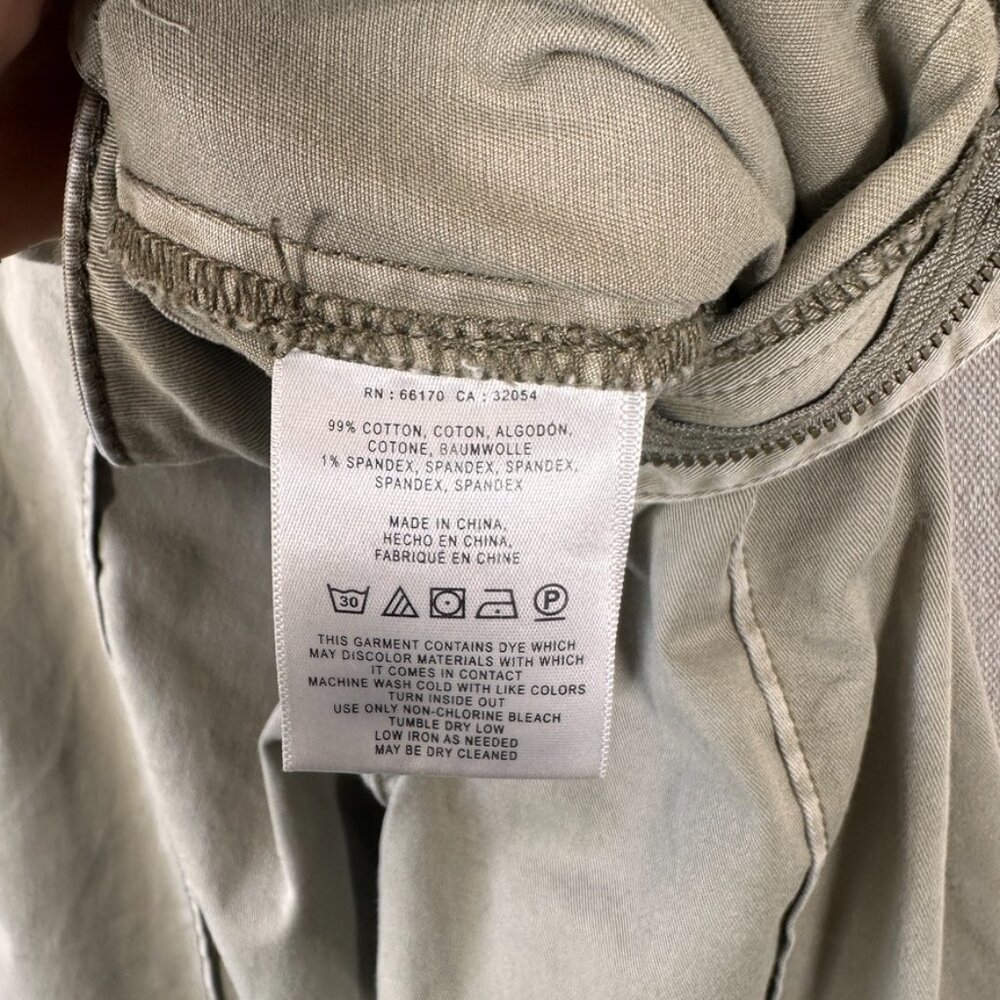 Anthropologie Pintuck Chino Pant in Soft Olive - Picture 9 of 14